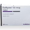 EUTHUROX (LEVOTIROKSIN) 50 MCG 50 TAB MERCK Merck