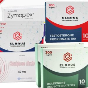 Eine Massekur: Boldenon, Testosteron-Enanthat, Insulin, Testosteronpropionat und Drostanolon