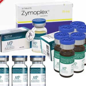 Kraftkurs: Erfahrene. Testosteron-Mix + Stanozolol (Suspension) + Testosteronpropionat