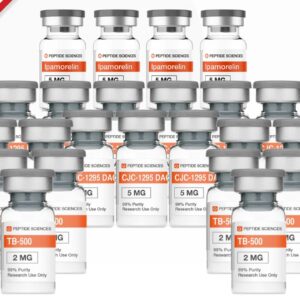 Peptidverlauf: bei Behandlung. TB-500 + CJC-1295 + Ipamorelin