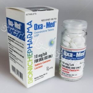Oxa-Med Bioniche Pharmacy (Anavar, Oxandrolone) 120tabs (10mg/tab) Bioniche Pharmaceuticals